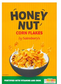 Sainsbury's Honey Nut Cornflakes 500g