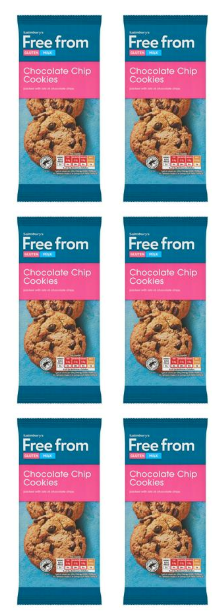 Sainsbury's Free From Chocolate Chip Cookies 150g