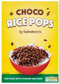 Sainsbury's Choco Rice Pops 375g