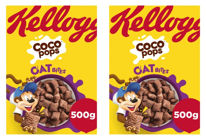 Kellogg's Coco Pops Oat Bites Cereal - Pack of 2