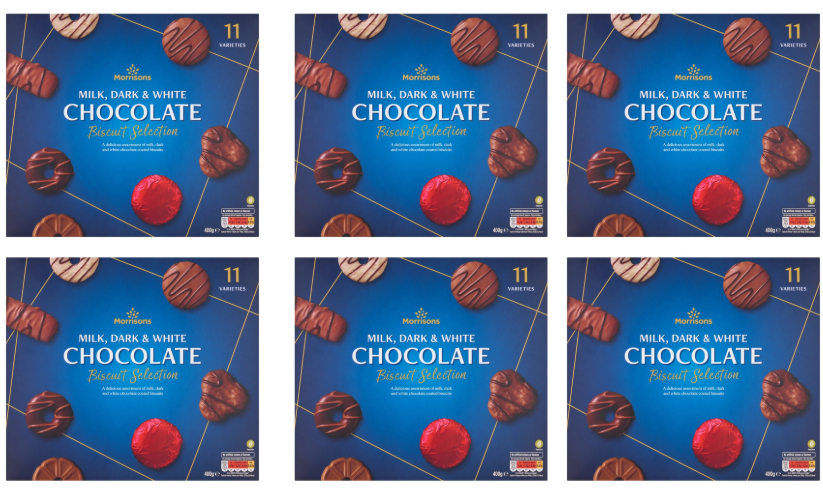Morrisons Chocolate Biscuit Selection, Pack of 6