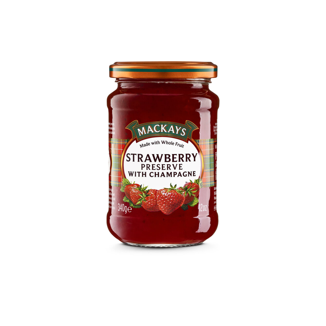 Mackays Strawberry Preserve with Champagne 340g