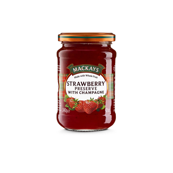 Mackays Strawberry Preserve with Champagne 340g