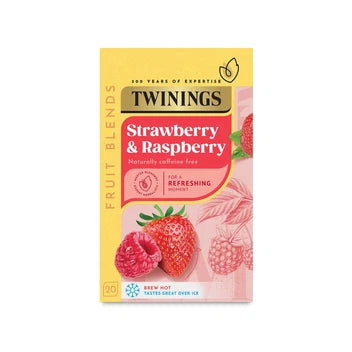 Twinings 20 Strawberry & Raspberry Tea Bags
