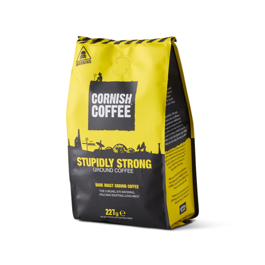 Cornish Tea & Coffee Co. Cornish Coffee - Stupidly Strong Ground Coffee 227G