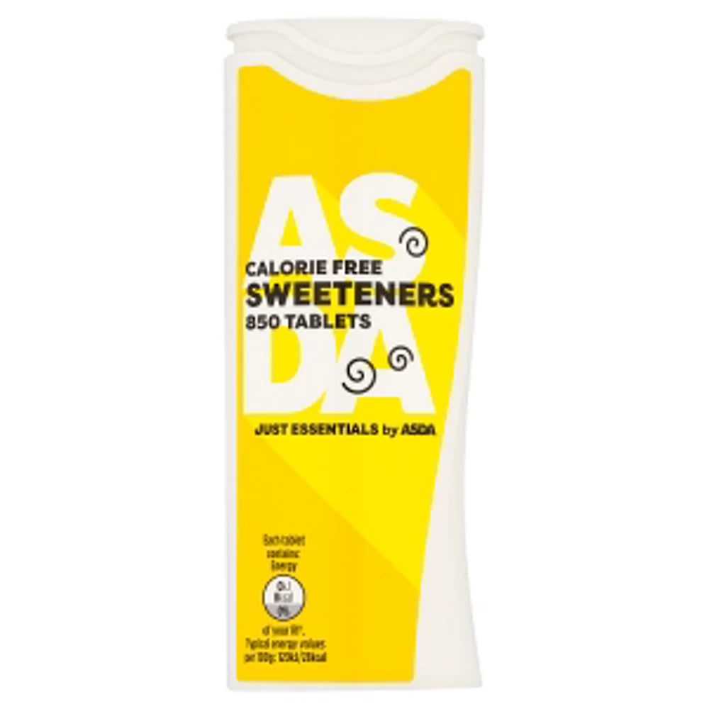 ASDA Just Essentials by 850 Calorie Free Sweeteners Tablets 55.25g