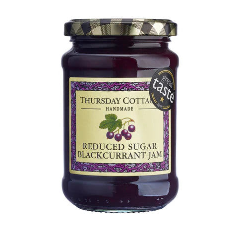 Thursday Cottage Reduced Sugar Blackcurrant Jam, 315g