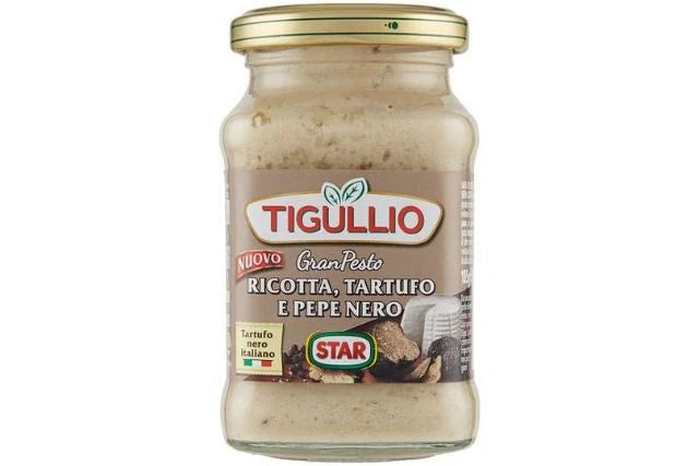 Tigullio Pesto with Ricotta, Truffle & Black Pepper    185g