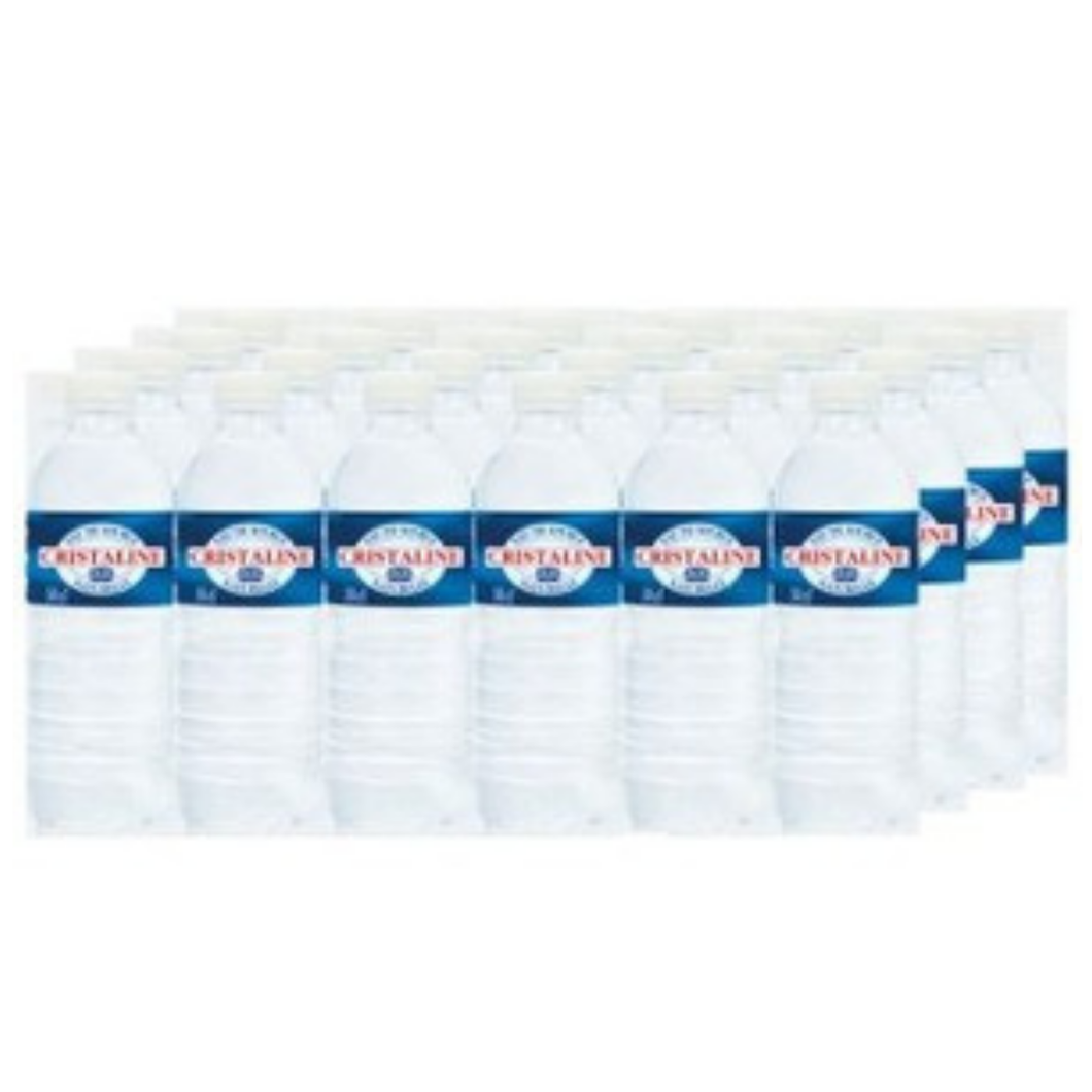 Eau Cristaline Natural Mineral Water 24 x 500ml