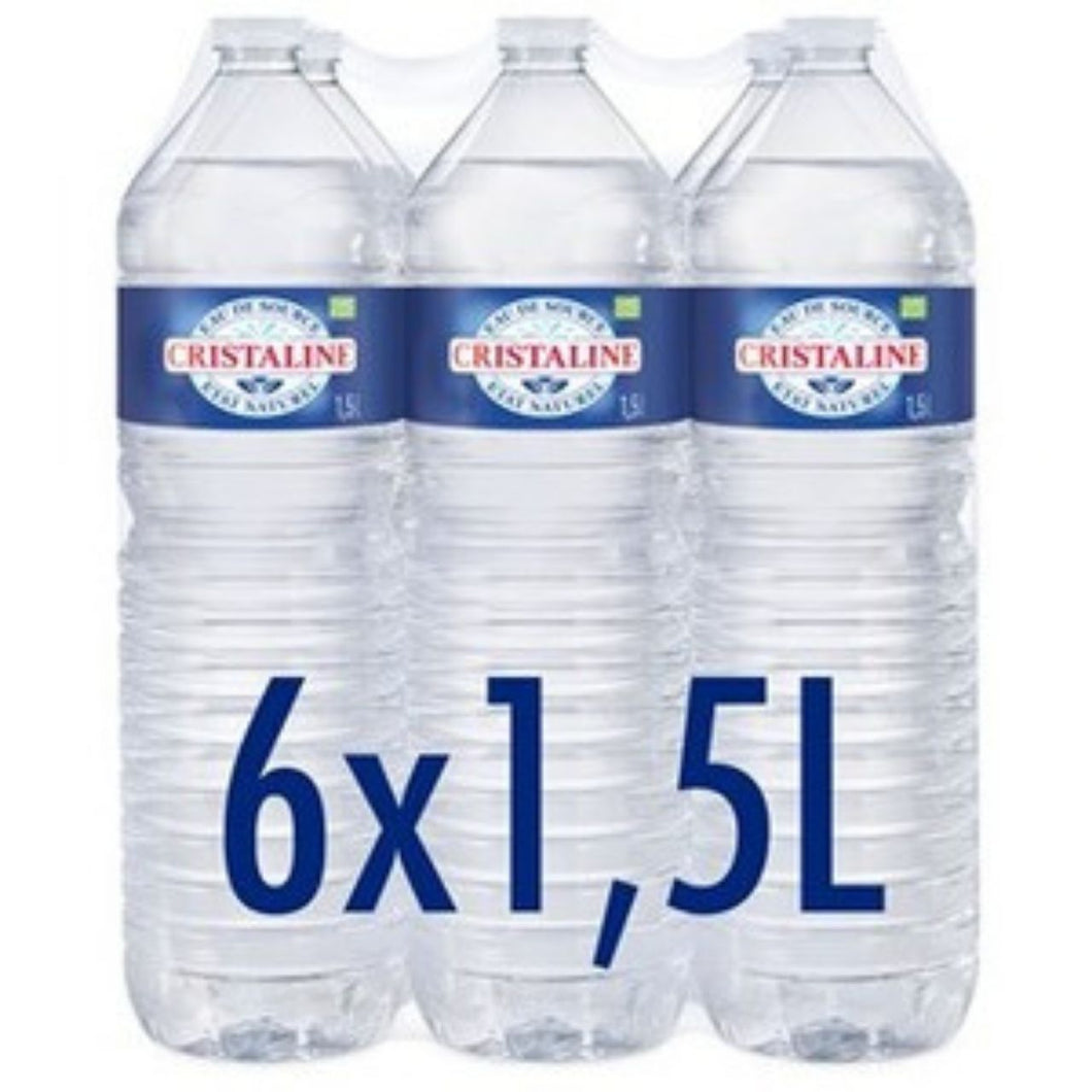 Eau Cristaline Water  6x1.5L