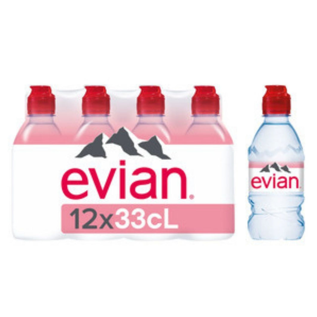 Evian Mineral Water 12x33cl