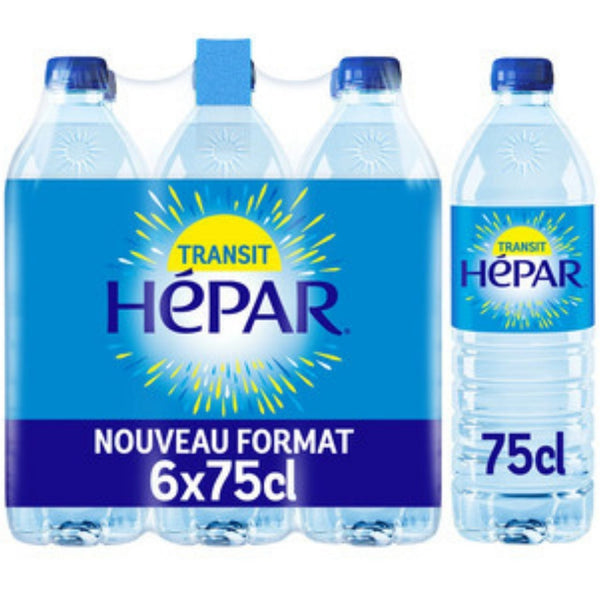 Hepar Natural Mineral Water 6x75cl