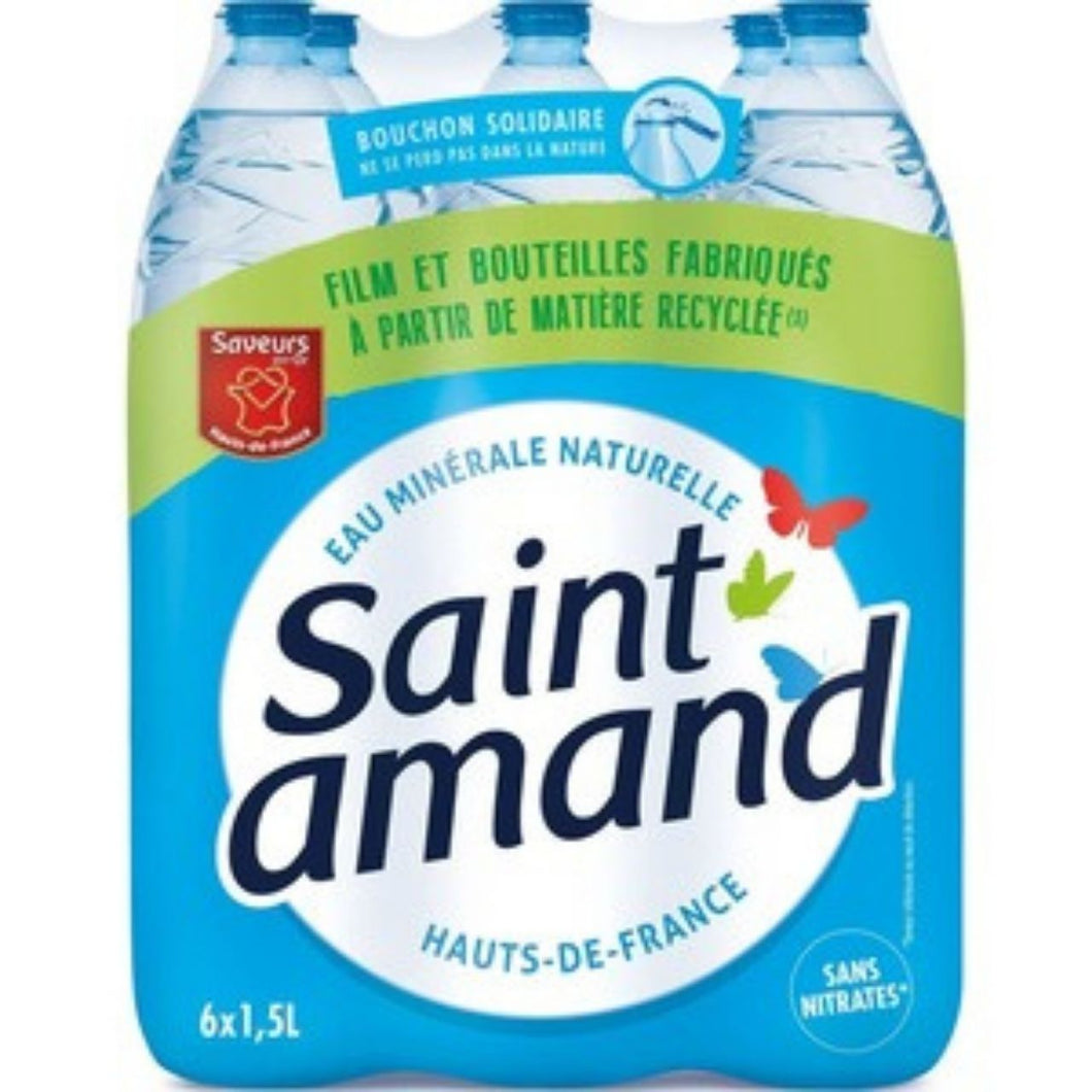 Saint Amand Natural Nitrate-Free Water 6 x 1.5L