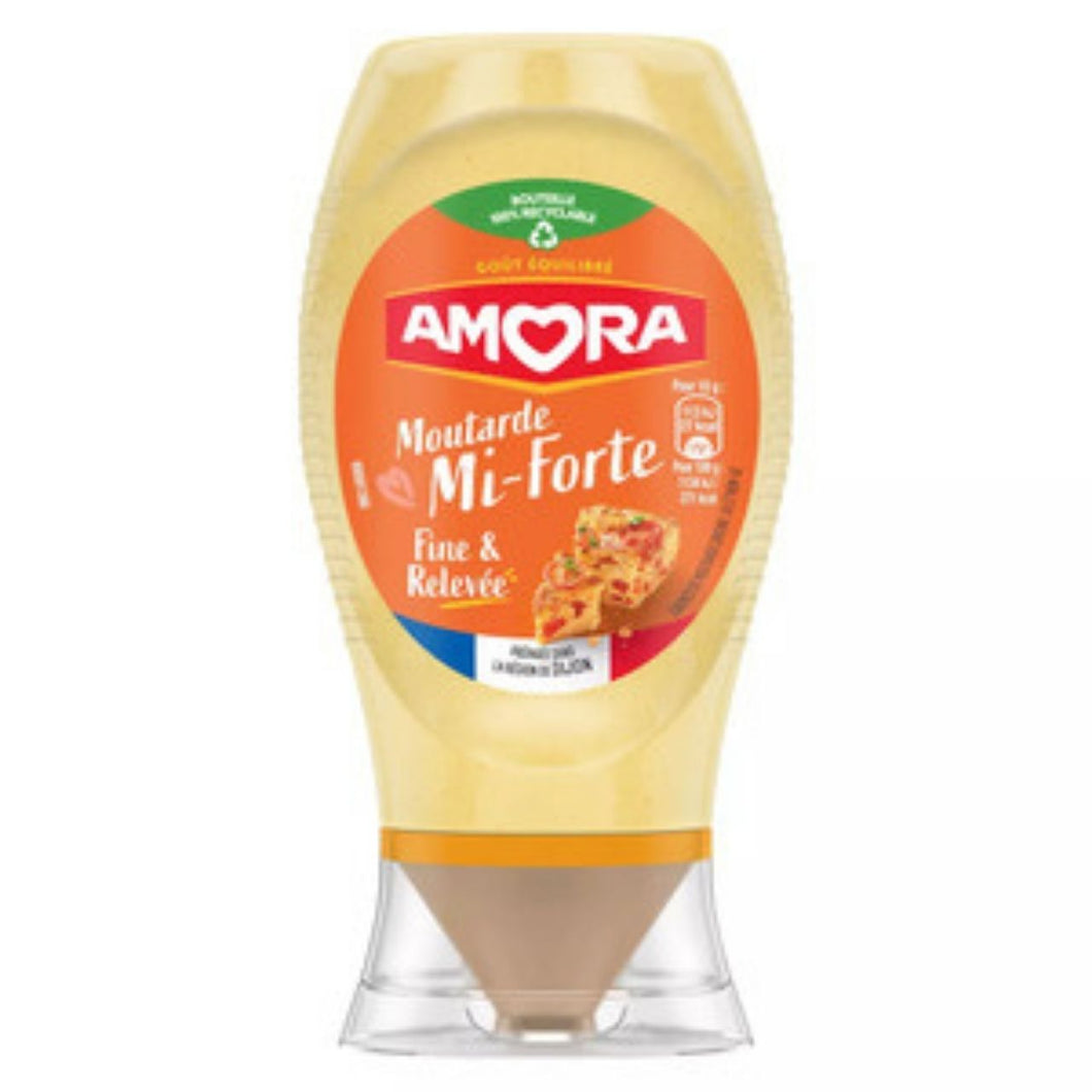 Amora Mustard Slighly Strong (Squeeze Bottle) 260g