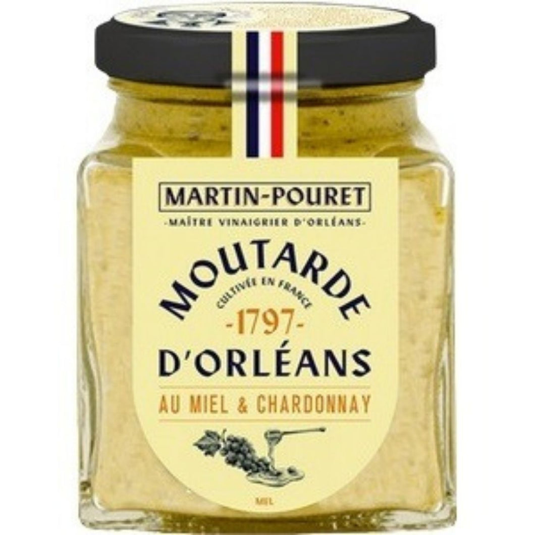 Martin Pouret Mustard From Orleans Honey & Chardonnay 170g