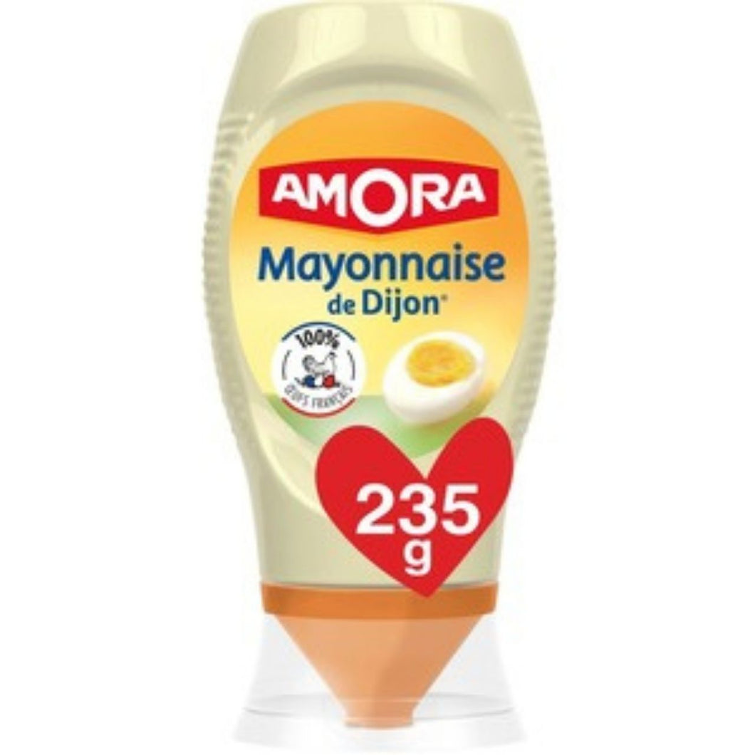 Amora Mayonnaise With Dijon Mustard Squeezy Bottle 235g