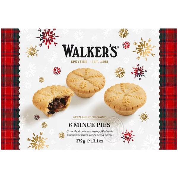 Walker's Shortbread 6 Mince Pies 372g