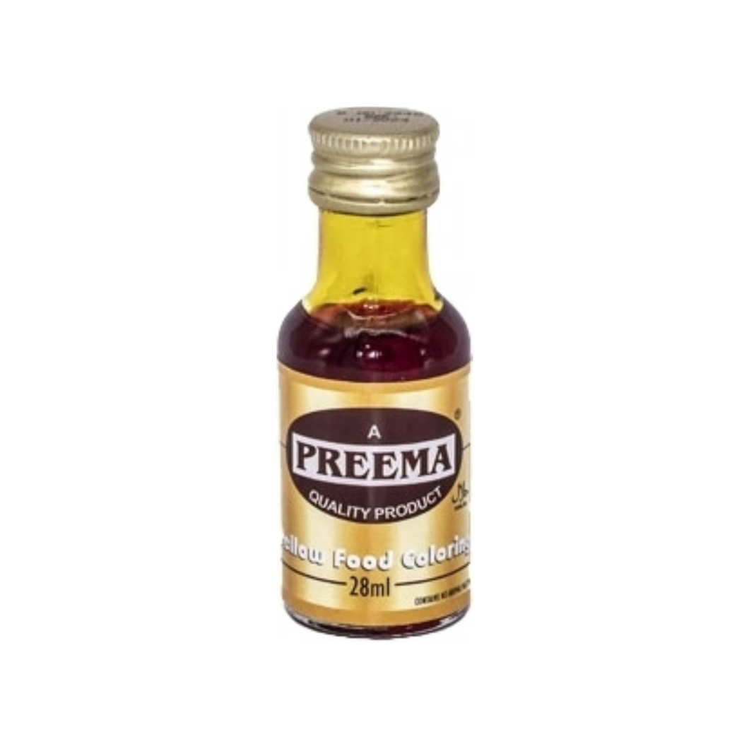 Preema Yellow Food Colouring 28ml