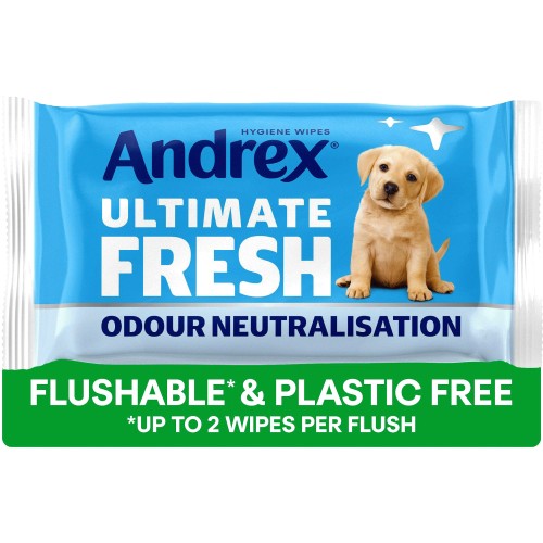 Andrex Classic Clean Washlets Flushable Toilet Wipes Single Pack - 36 per pack