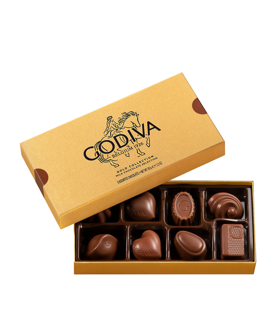 Godiva Gold Collection 8-Piece Giftbox 93g