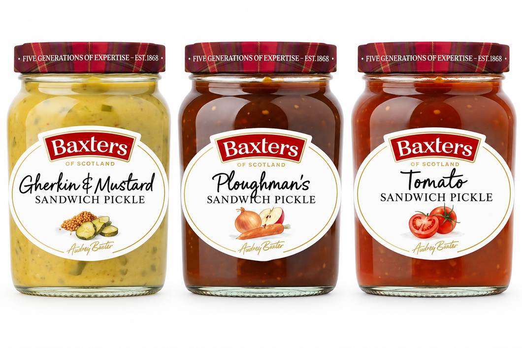 Baxters Sandwich Pickle Trio – 3 x 310g