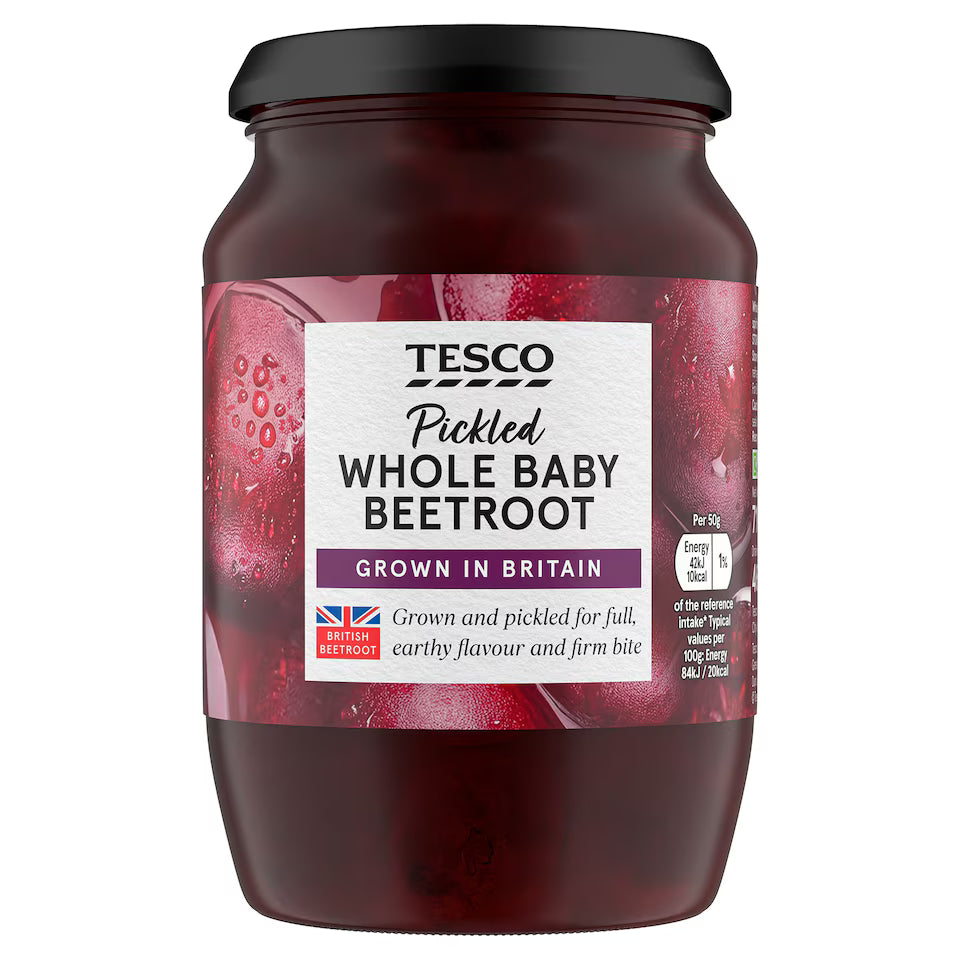 Tesco Whole Baby Beetroot Vinegar, 710g