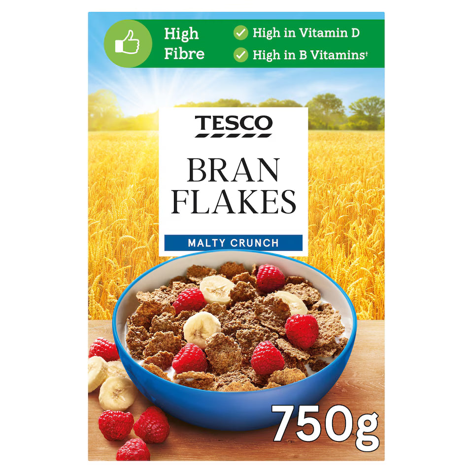 Tesco Bran Flakes, 750g