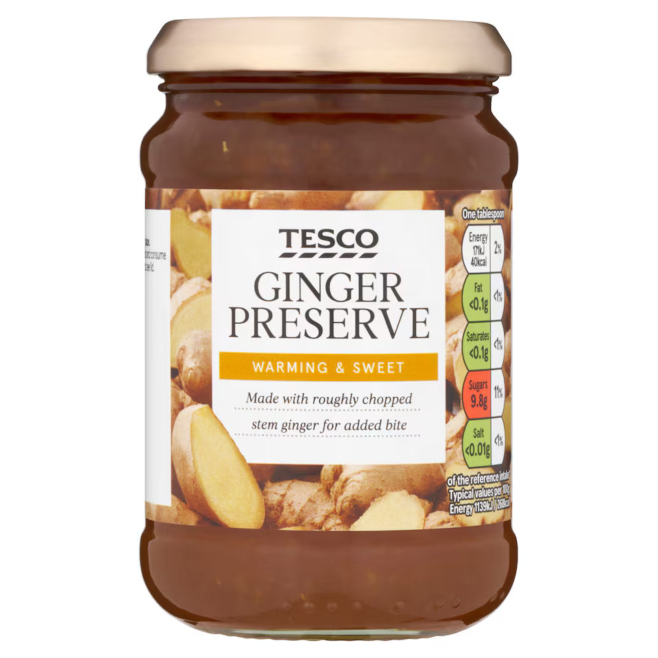 Tesco Ginger Preserve, 340g