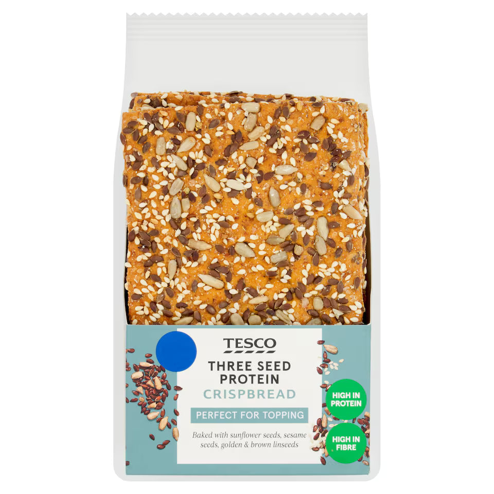 Tesco Three Seed Protein Crispbread 180g