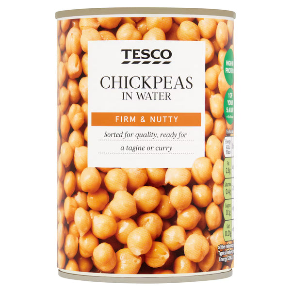Tesco Chickpeas In Water, 400g