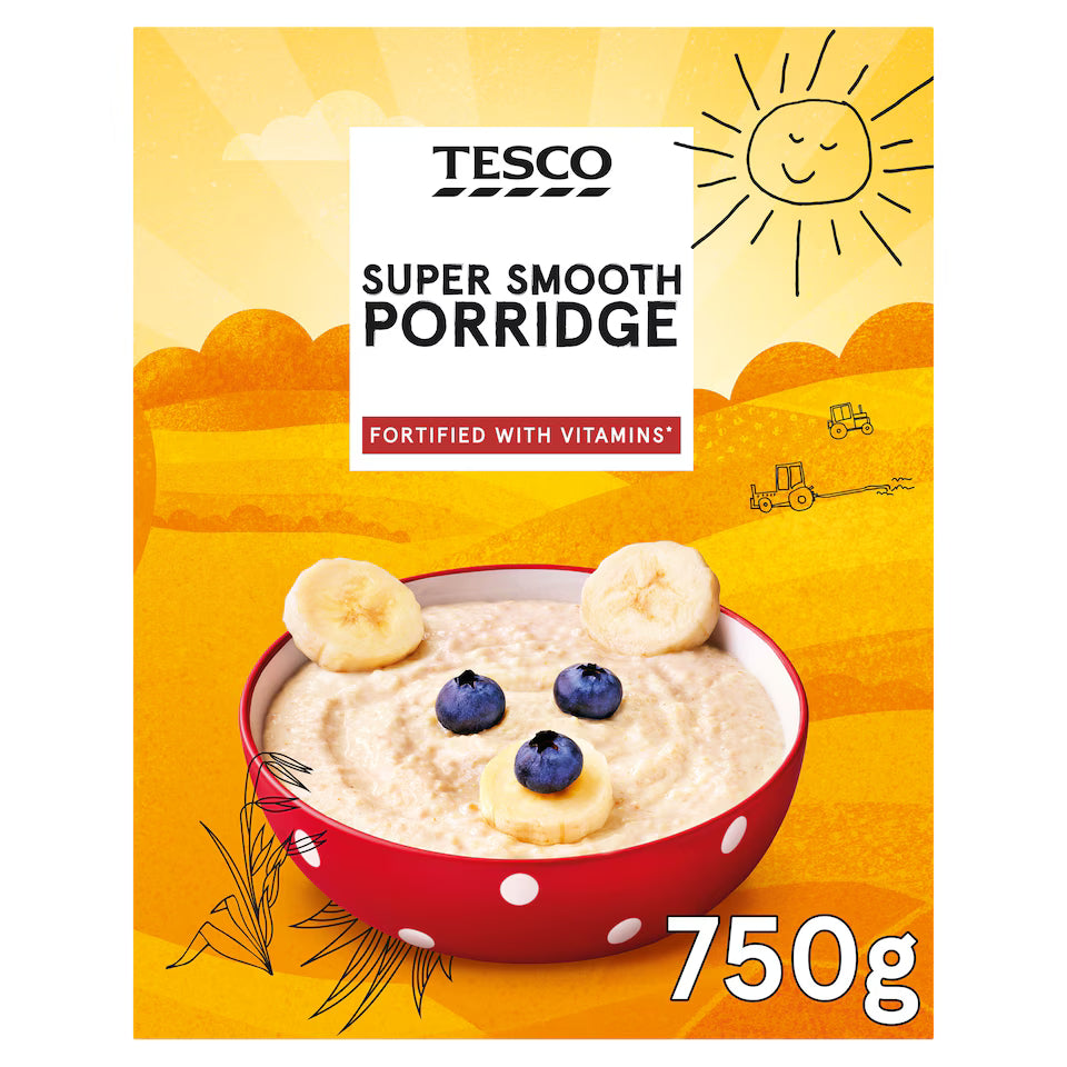 Tesco Super Smooth Porridge 750G