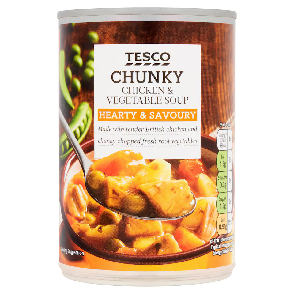 Tesco Chunky Chicken & Vegetable Soup, 400g