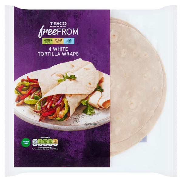 Tesco Free From White Tortilla Wraps