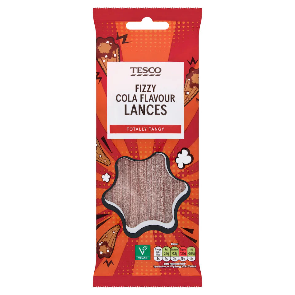 Tesco Fizzy Cola Lances, 75g