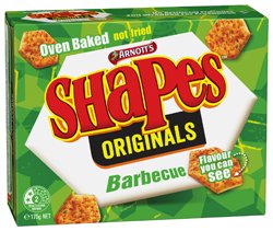Arnott's BBQ Shapes 175g