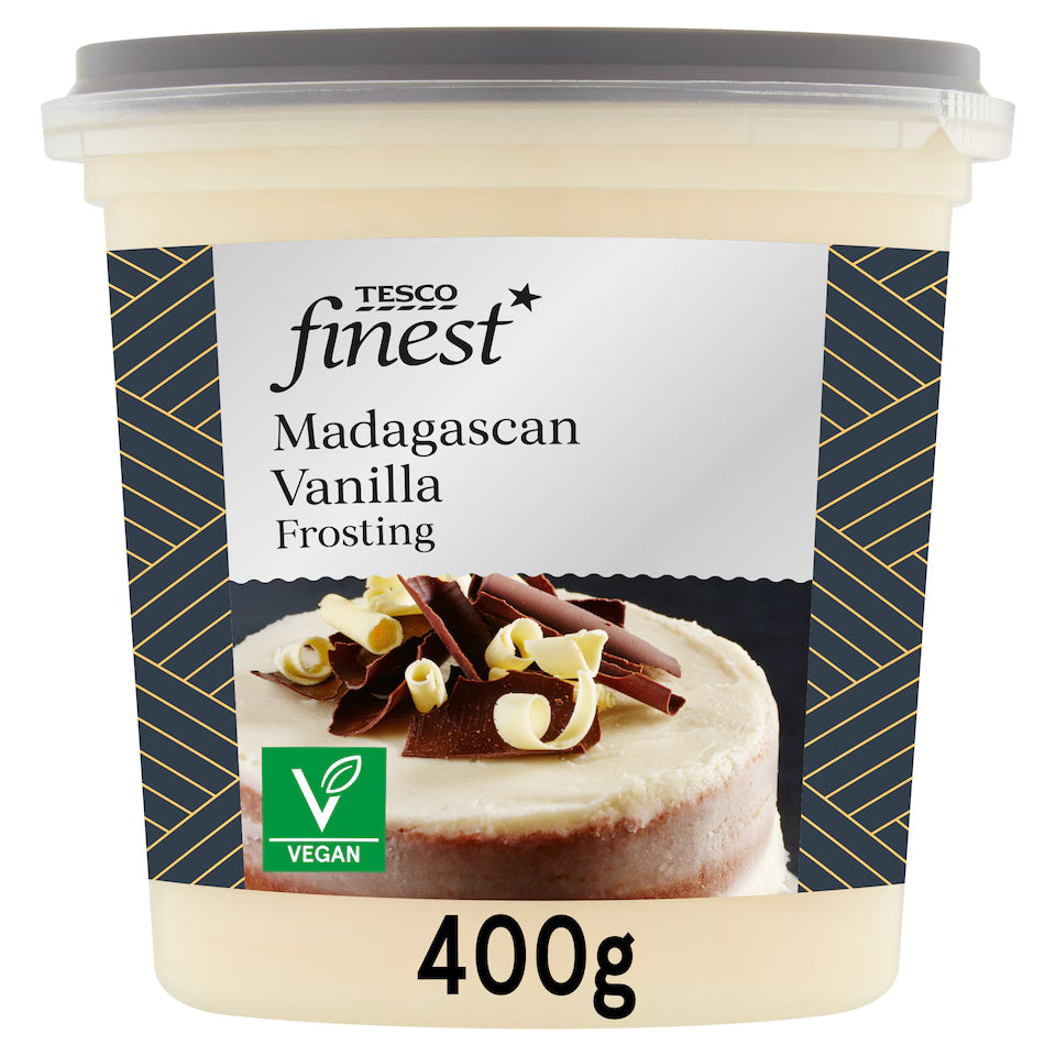 Tesco Finest Madagascan Vanilla Frosting 400G