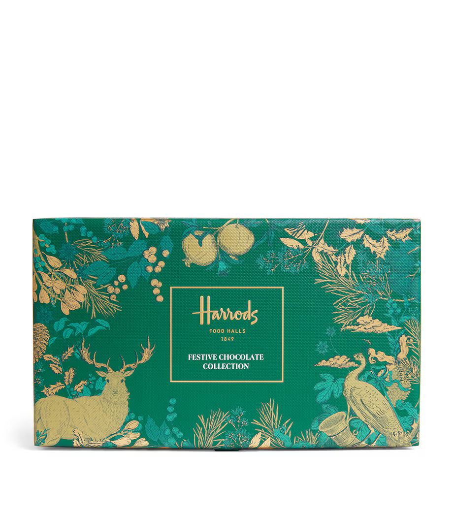 Harrods Festive 15-Piece Chocolate Collection Box 120g