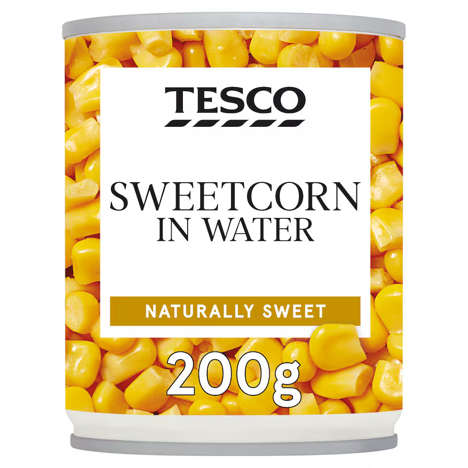 Tesco Naturally Sweet Sweetcorn, 200g