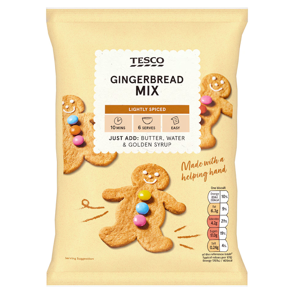 Tesco Gingerbread Mix, 225g