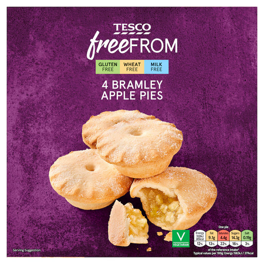 Tesco Free From Bramley Apple Pies
