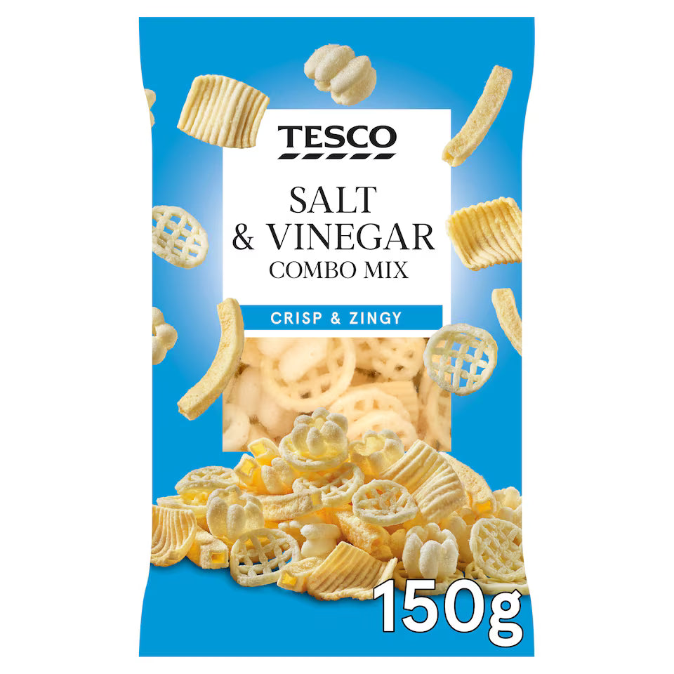 Tesco Salt & Vinegar Combo Mix, 150g