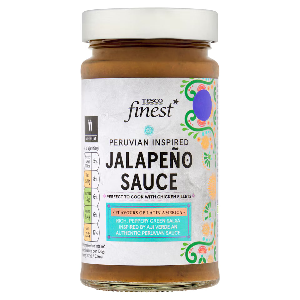 Tesco Finest Peruvian Salsa Jalapeno Sauce 340g