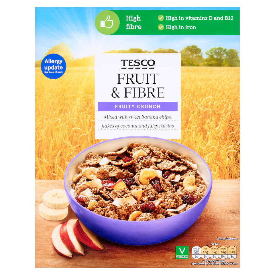 Tesco Fruit & Fibre, 750g