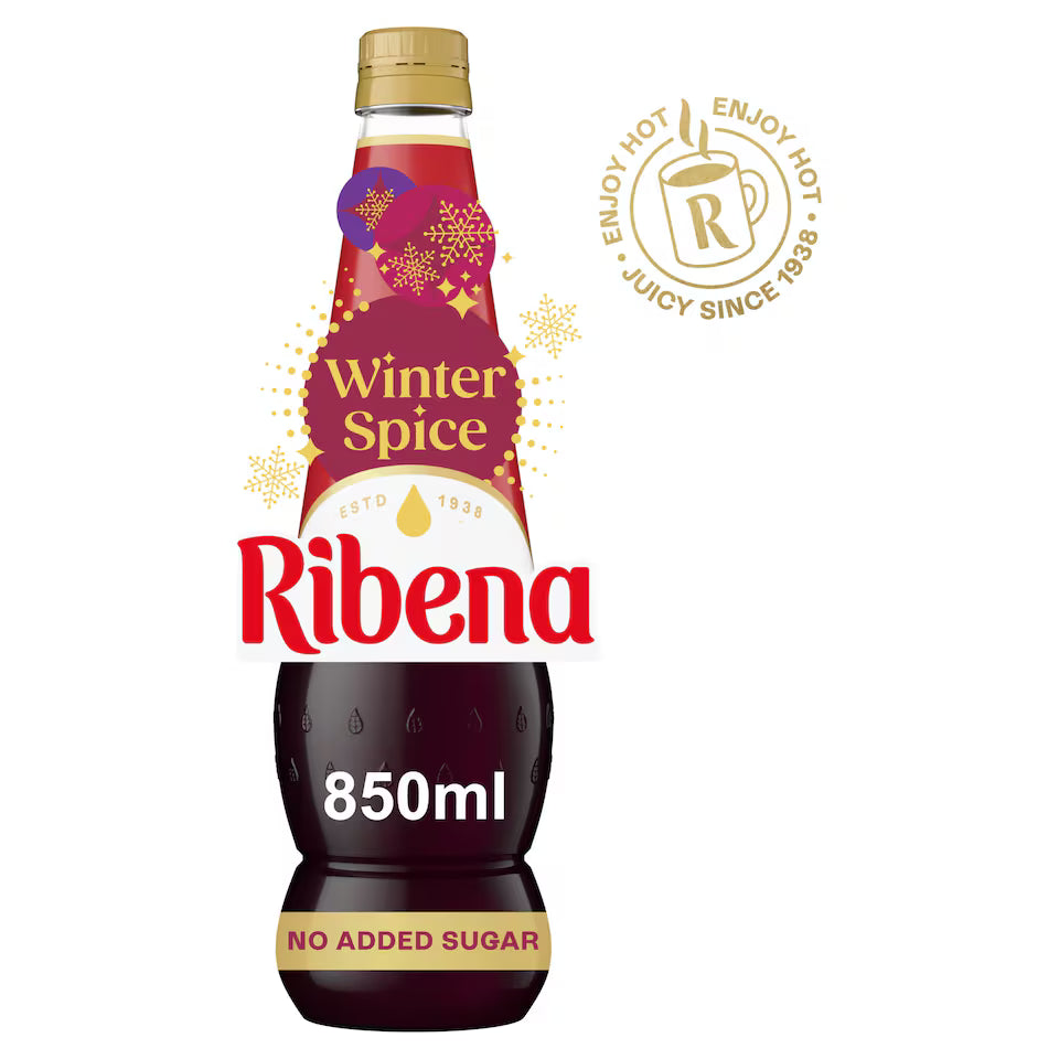 Ribena No Added Sugar Squash - Winter Spice 850ml