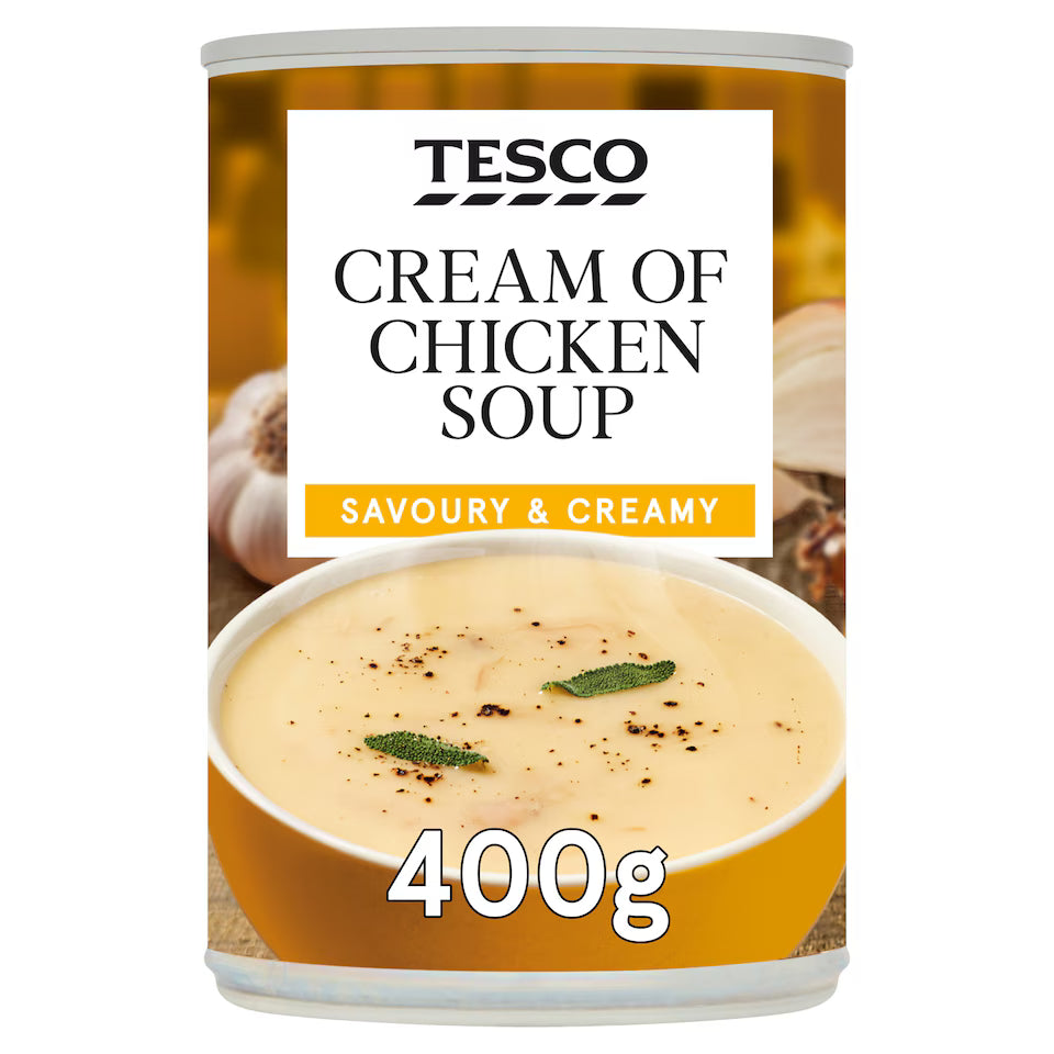 Tesco Cream Of Chicken Soup, 400g