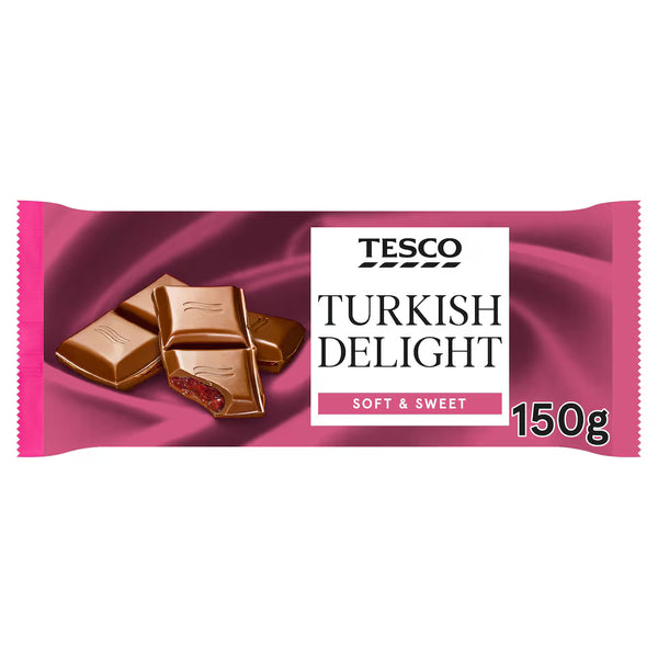 Tesco Turkish Delight Bar 150G
