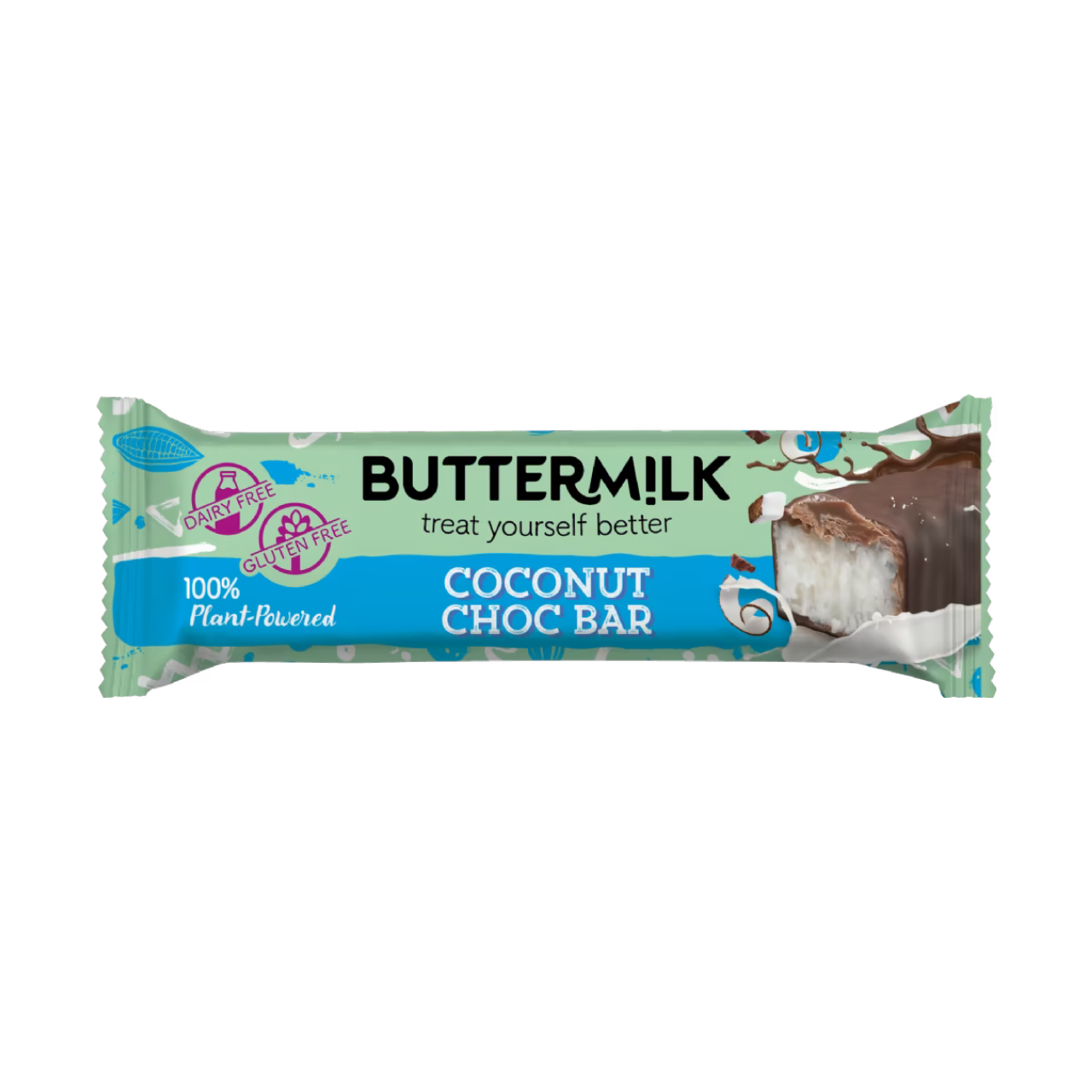 Buttermilk Plant-Powered Coconut Choccy Bar 45g