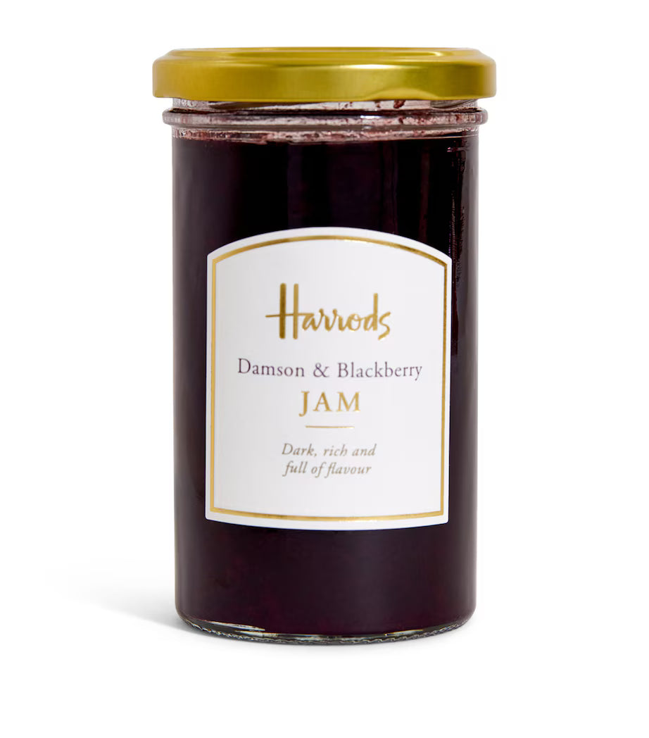 Harrods Damson, Blackberry + Elderflower Jam - 280g