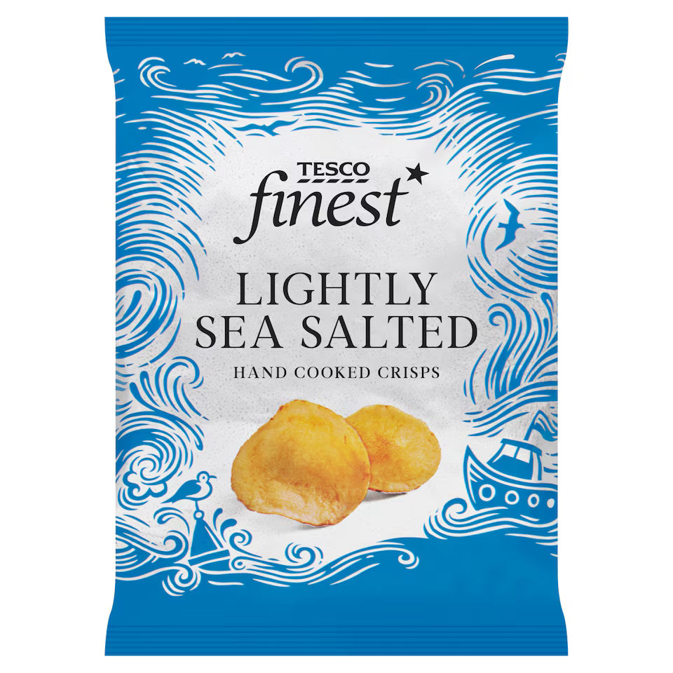 Tesco Finest Lightly Salted Crisps, 150g