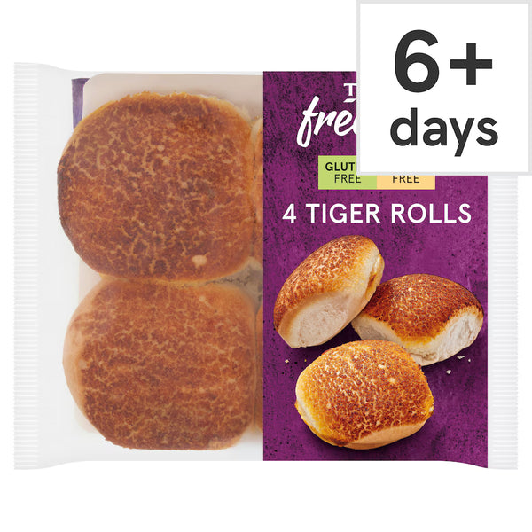 Tesco Free From Tiger Rolls, 260g